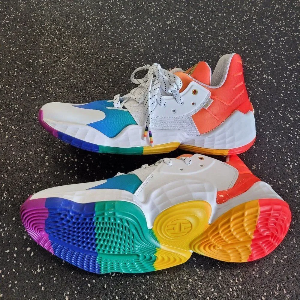 Adidas Men’s Harden Vol 4. Pride 2020 Basketball - Picture 5 of 7